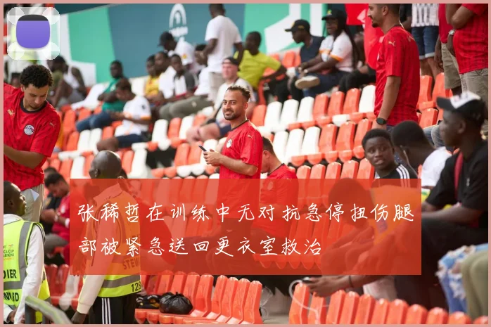 张稀哲在训练中无对抗急停扭伤腿部被紧急送回更衣室救治